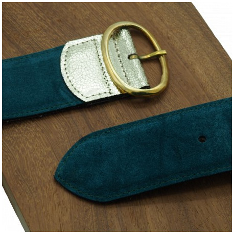 Ceinture Léonne turquoise