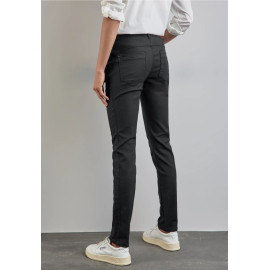 Pantalon enduit noir STREET ONE