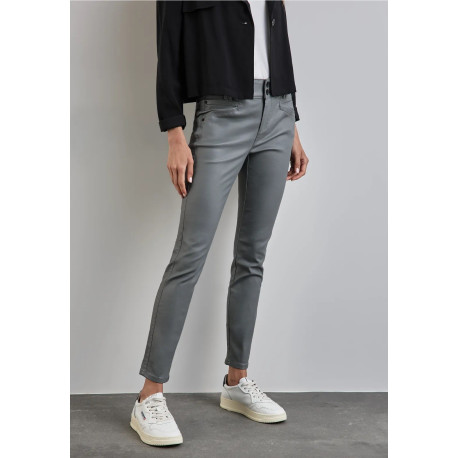 Pantalon enduit gris STREET ONE