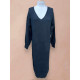 Robe mi-longue noire