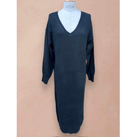 Robe mi-longue noire