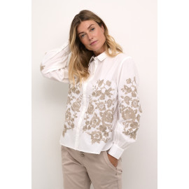 Chemise Daisy brodée CREAM