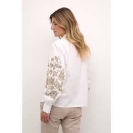 Chemise Daisy brodée CREAM