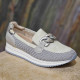 Mocassin sofwaves gris